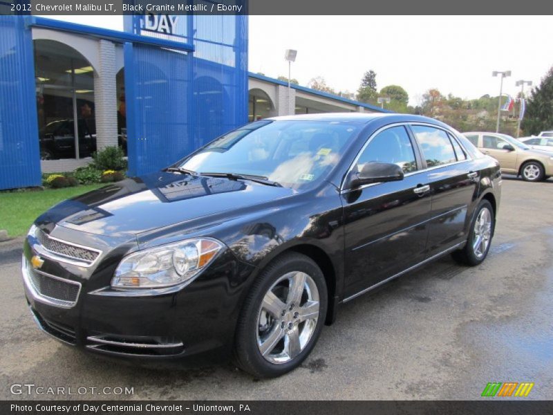 Black Granite Metallic / Ebony 2012 Chevrolet Malibu LT