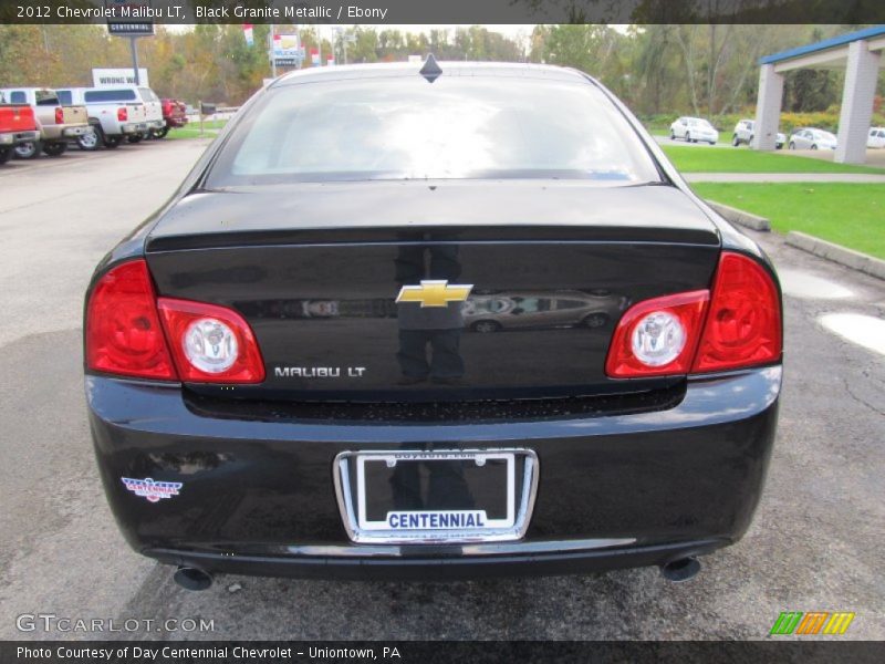 Black Granite Metallic / Ebony 2012 Chevrolet Malibu LT