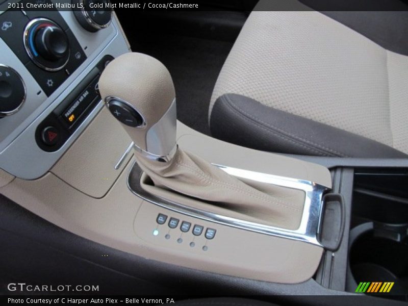  2011 Malibu LS 6 Speed Automatic Shifter