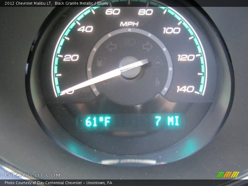 Black Granite Metallic / Ebony 2012 Chevrolet Malibu LT