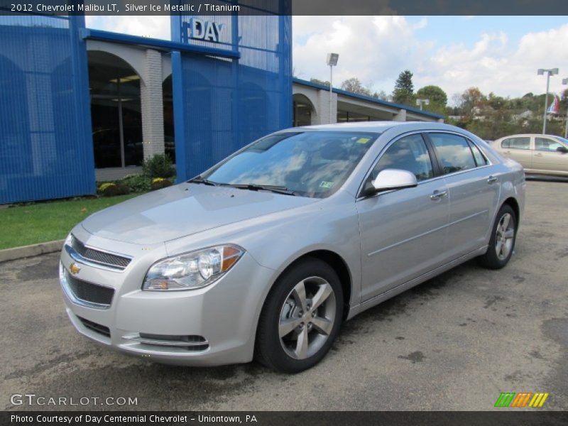 Silver Ice Metallic / Titanium 2012 Chevrolet Malibu LT