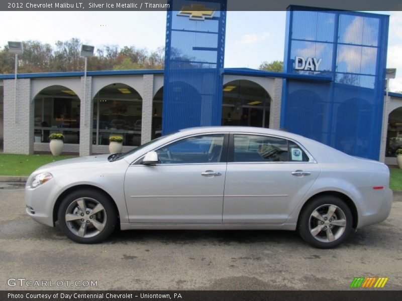 Silver Ice Metallic / Titanium 2012 Chevrolet Malibu LT