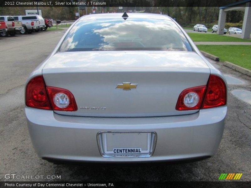 Silver Ice Metallic / Titanium 2012 Chevrolet Malibu LT