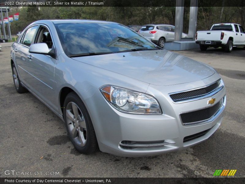 Silver Ice Metallic / Titanium 2012 Chevrolet Malibu LT