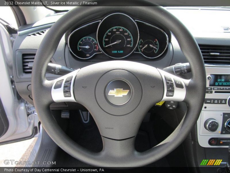 Silver Ice Metallic / Titanium 2012 Chevrolet Malibu LT