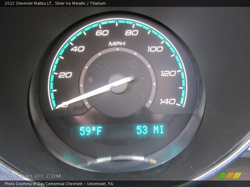Silver Ice Metallic / Titanium 2012 Chevrolet Malibu LT