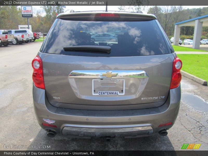 Mocha Steel Metallic / Jet Black 2012 Chevrolet Equinox LTZ AWD