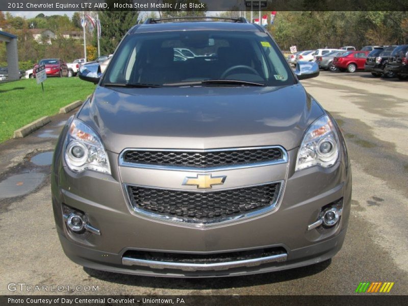 Mocha Steel Metallic / Jet Black 2012 Chevrolet Equinox LTZ AWD