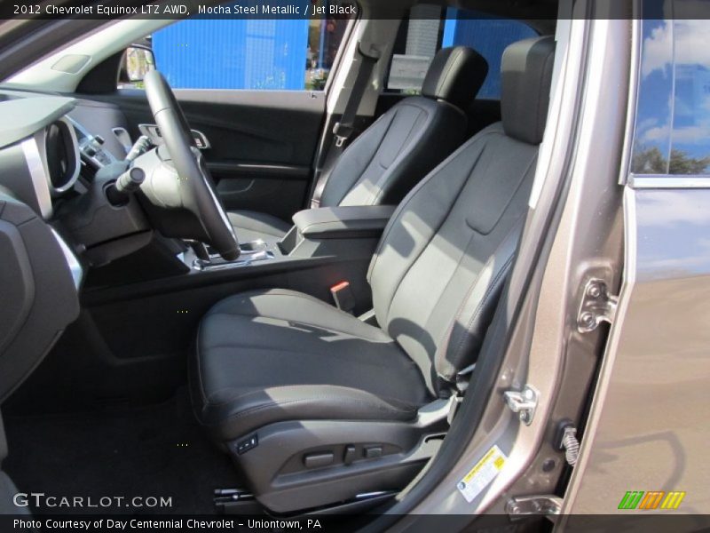 Mocha Steel Metallic / Jet Black 2012 Chevrolet Equinox LTZ AWD