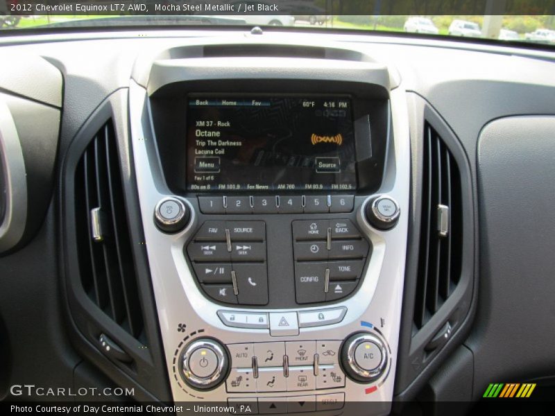 Mocha Steel Metallic / Jet Black 2012 Chevrolet Equinox LTZ AWD