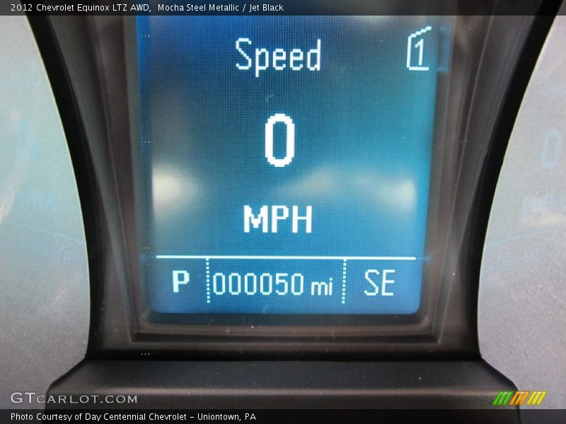 Mocha Steel Metallic / Jet Black 2012 Chevrolet Equinox LTZ AWD