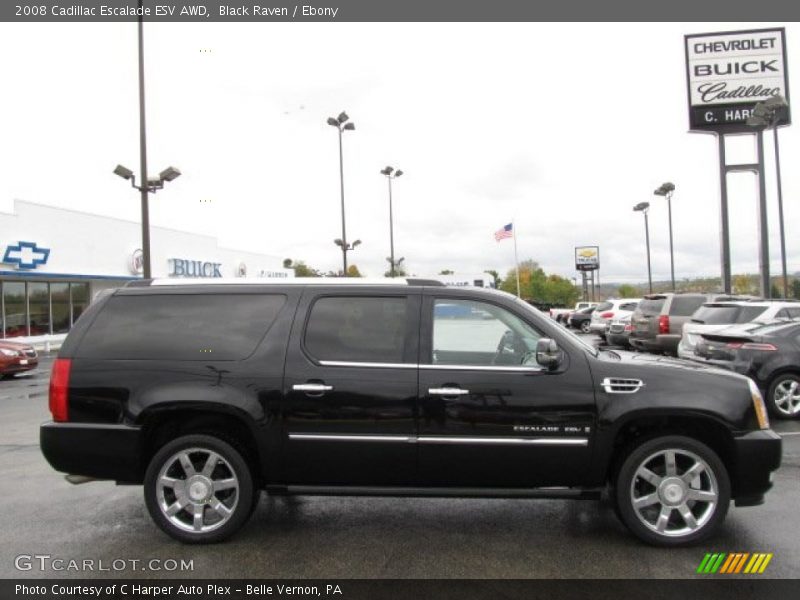 Black Raven / Ebony 2008 Cadillac Escalade ESV AWD