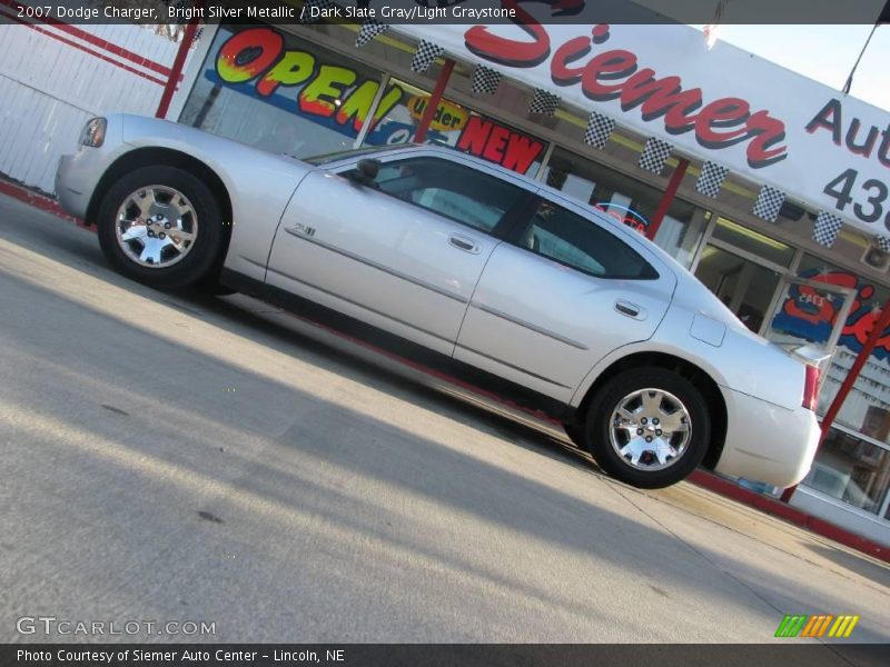 Bright Silver Metallic / Dark Slate Gray/Light Graystone 2007 Dodge Charger