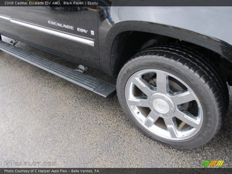 Black Raven / Ebony 2008 Cadillac Escalade ESV AWD