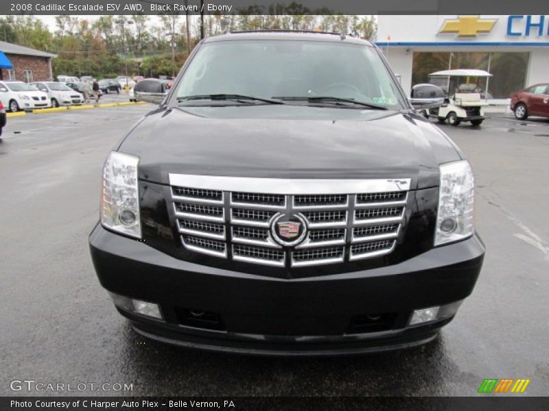 Black Raven / Ebony 2008 Cadillac Escalade ESV AWD