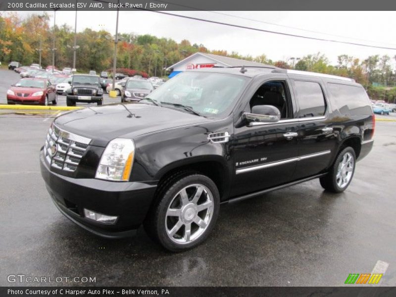 Black Raven / Ebony 2008 Cadillac Escalade ESV AWD