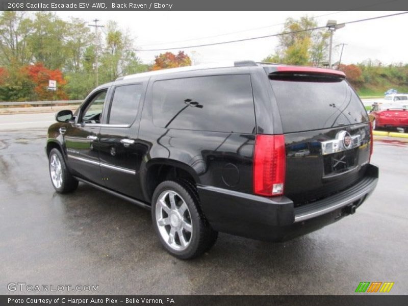 Black Raven / Ebony 2008 Cadillac Escalade ESV AWD