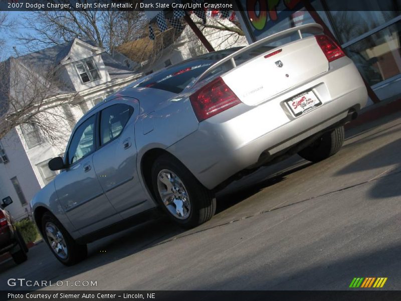 Bright Silver Metallic / Dark Slate Gray/Light Graystone 2007 Dodge Charger