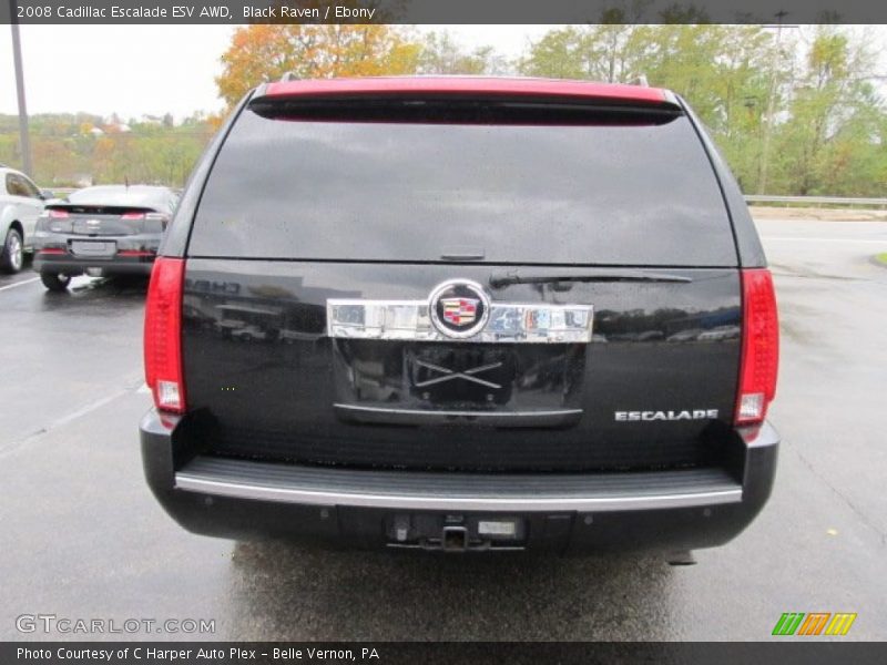 Black Raven / Ebony 2008 Cadillac Escalade ESV AWD