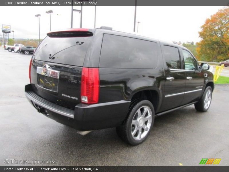 Black Raven / Ebony 2008 Cadillac Escalade ESV AWD