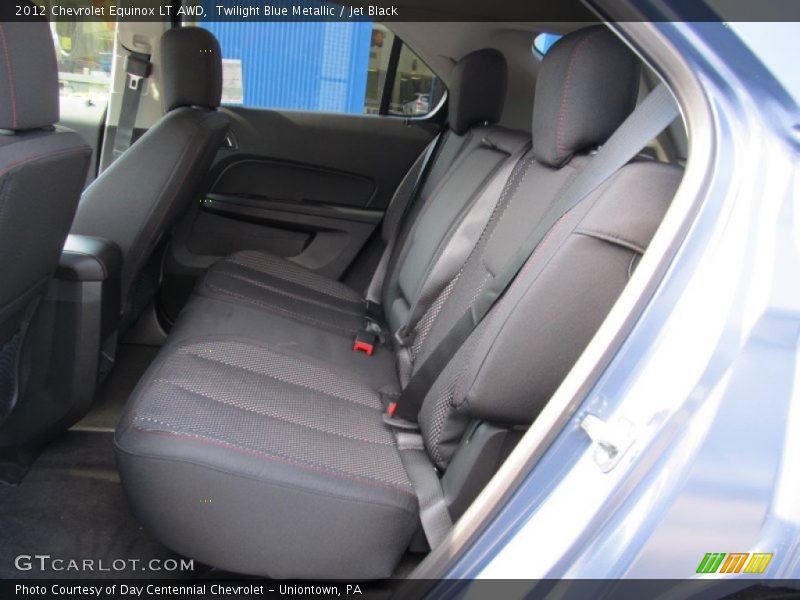 Twilight Blue Metallic / Jet Black 2012 Chevrolet Equinox LT AWD