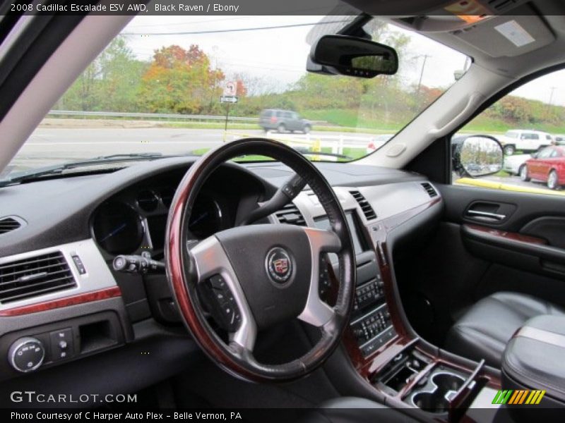 Black Raven / Ebony 2008 Cadillac Escalade ESV AWD