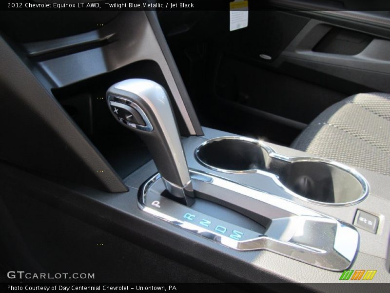 Twilight Blue Metallic / Jet Black 2012 Chevrolet Equinox LT AWD