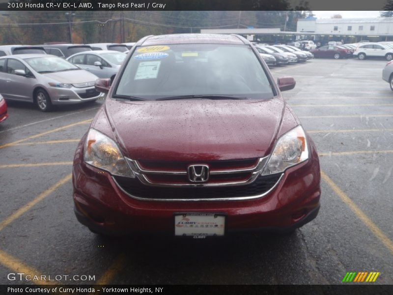 Tango Red Pearl / Gray 2010 Honda CR-V EX-L AWD