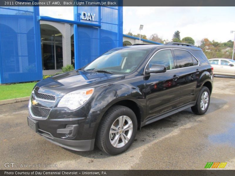 Black / Light Titanium/Jet Black 2011 Chevrolet Equinox LT AWD