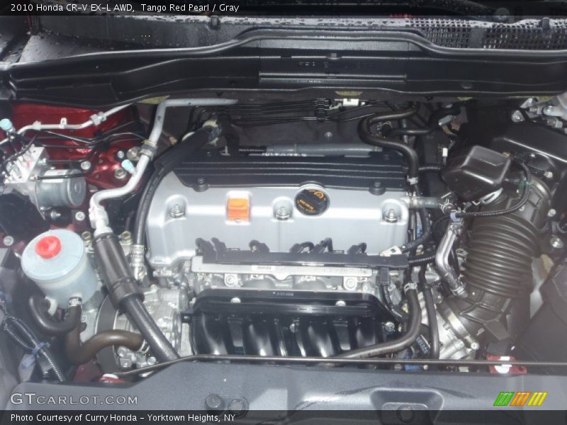 Tango Red Pearl / Gray 2010 Honda CR-V EX-L AWD