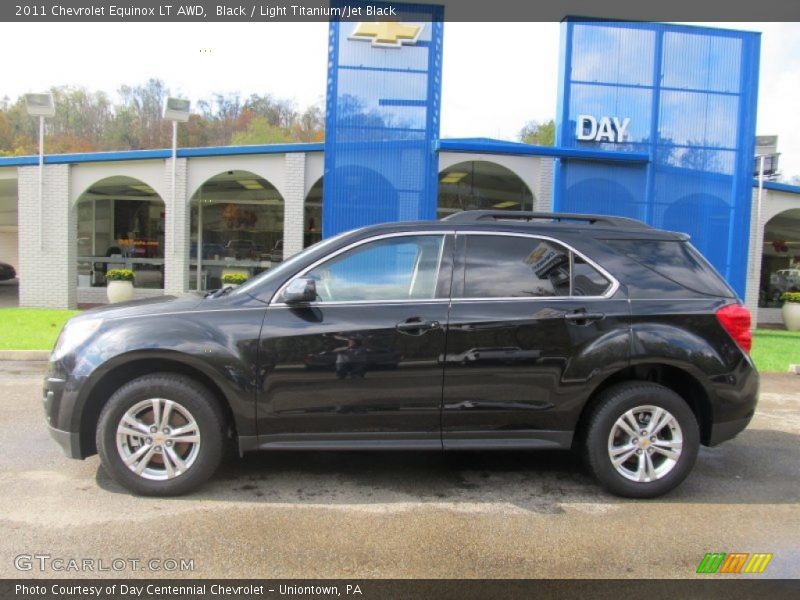 Black / Light Titanium/Jet Black 2011 Chevrolet Equinox LT AWD