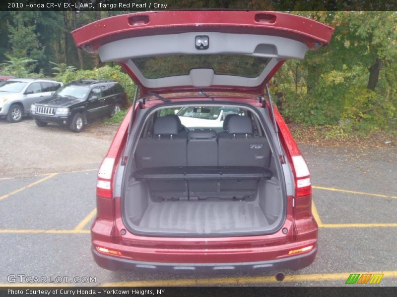 Tango Red Pearl / Gray 2010 Honda CR-V EX-L AWD