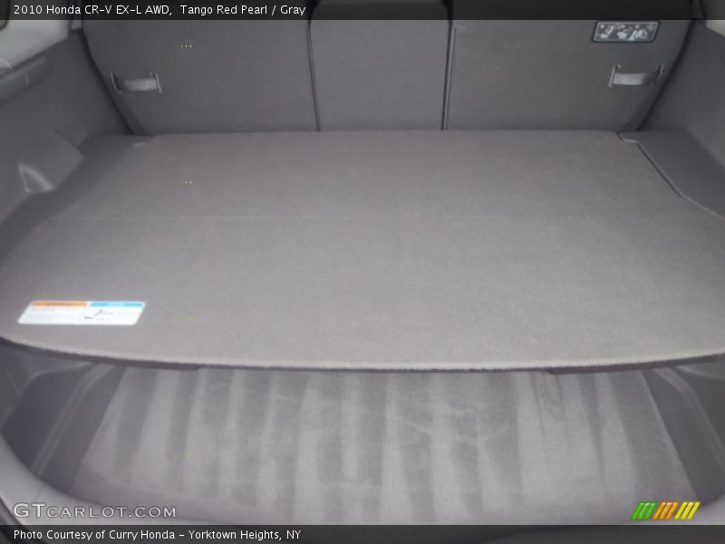 Tango Red Pearl / Gray 2010 Honda CR-V EX-L AWD