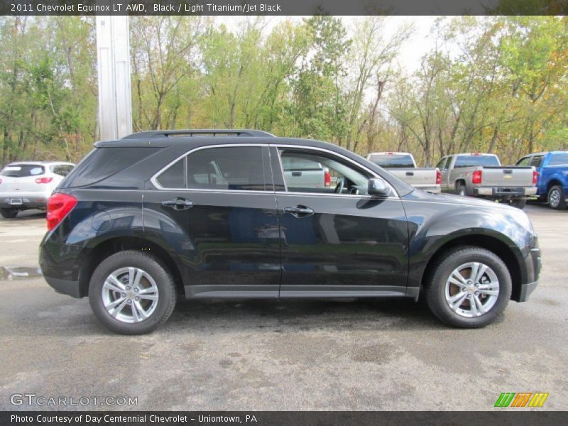 Black / Light Titanium/Jet Black 2011 Chevrolet Equinox LT AWD