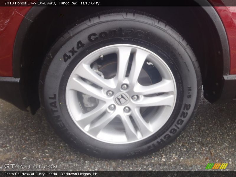 Tango Red Pearl / Gray 2010 Honda CR-V EX-L AWD