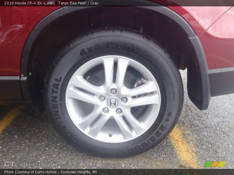 Tango Red Pearl / Gray 2010 Honda CR-V EX-L AWD