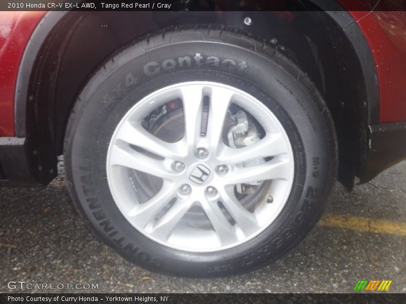 Tango Red Pearl / Gray 2010 Honda CR-V EX-L AWD