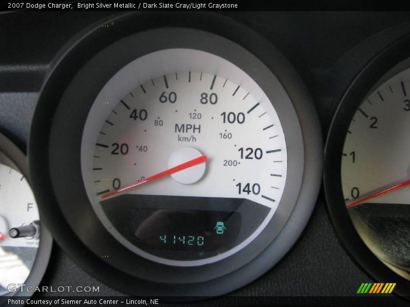 Bright Silver Metallic / Dark Slate Gray/Light Graystone 2007 Dodge Charger