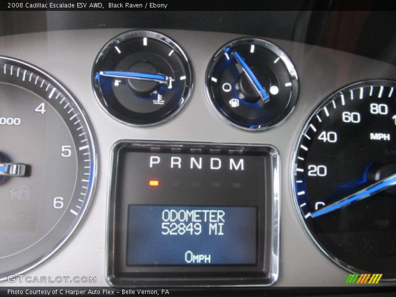 Black Raven / Ebony 2008 Cadillac Escalade ESV AWD