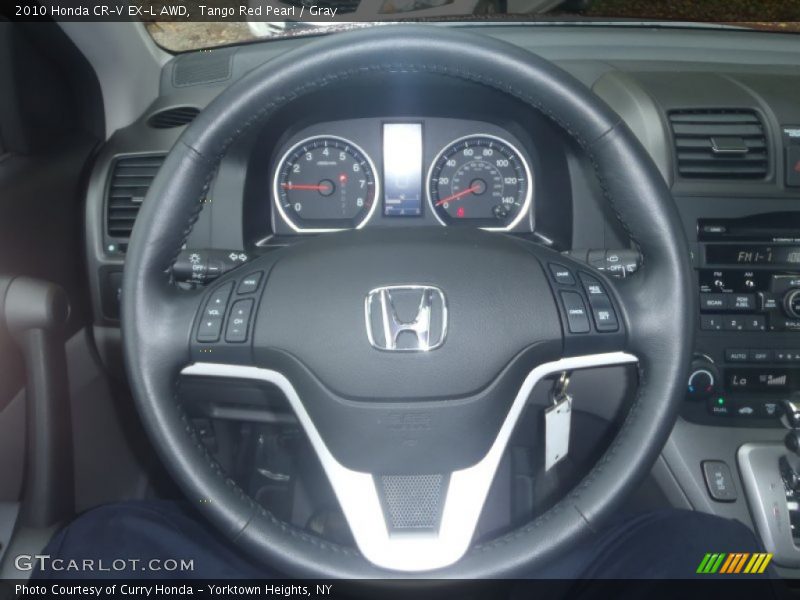 Tango Red Pearl / Gray 2010 Honda CR-V EX-L AWD