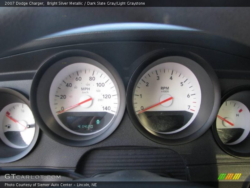 Bright Silver Metallic / Dark Slate Gray/Light Graystone 2007 Dodge Charger