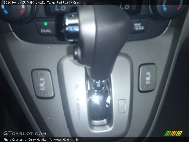 Tango Red Pearl / Gray 2010 Honda CR-V EX-L AWD