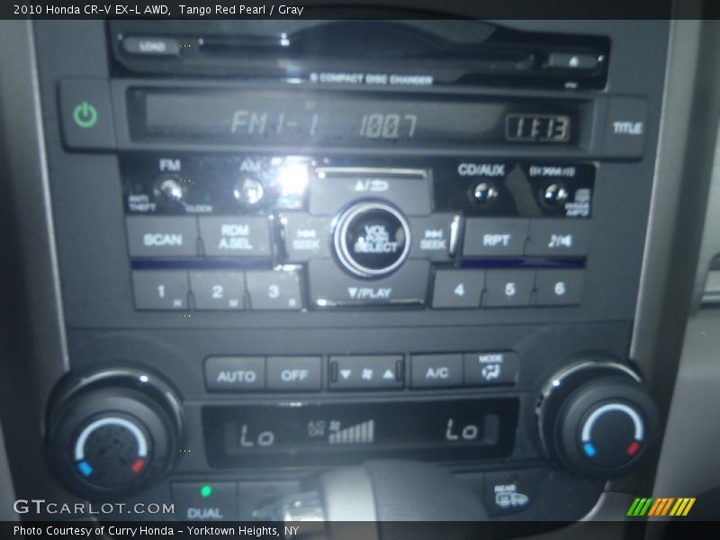 Tango Red Pearl / Gray 2010 Honda CR-V EX-L AWD