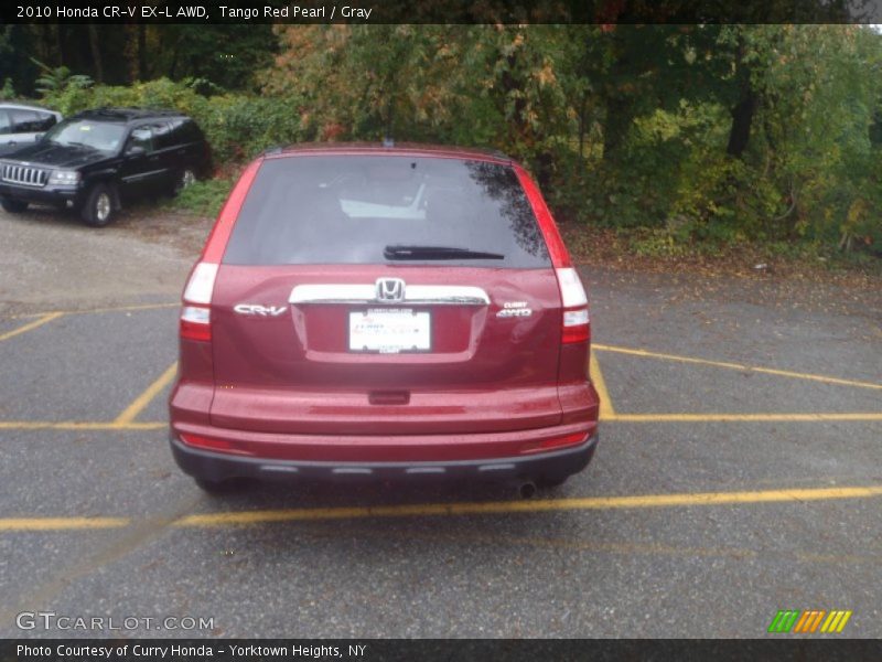 Tango Red Pearl / Gray 2010 Honda CR-V EX-L AWD