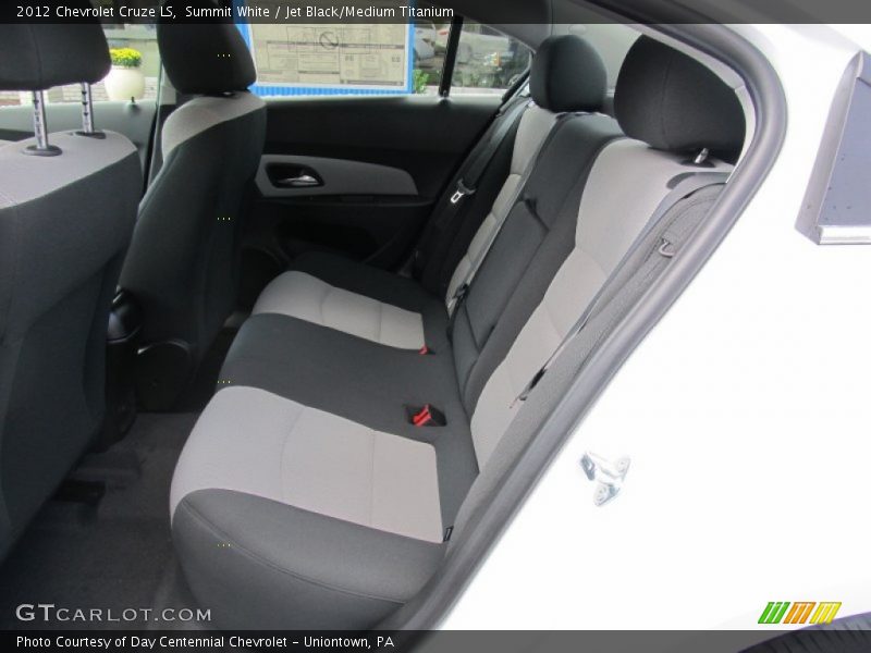 Summit White / Jet Black/Medium Titanium 2012 Chevrolet Cruze LS