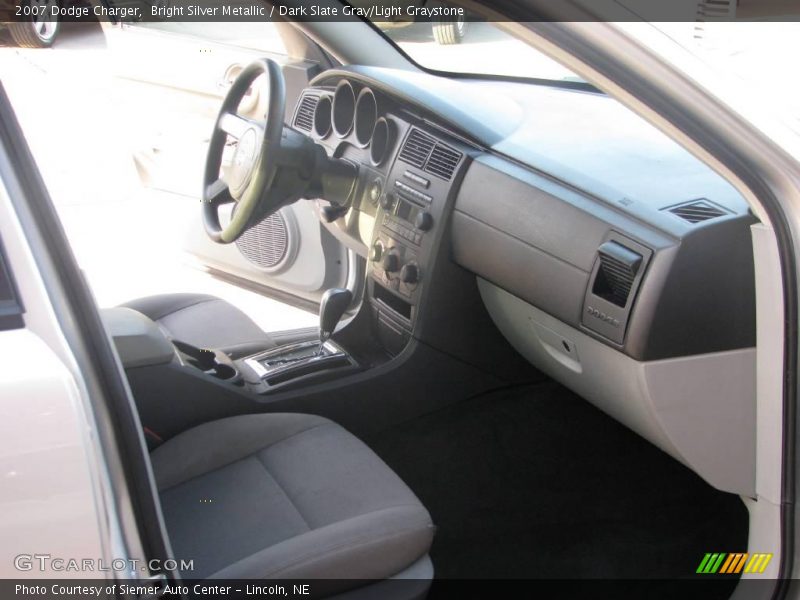 Bright Silver Metallic / Dark Slate Gray/Light Graystone 2007 Dodge Charger