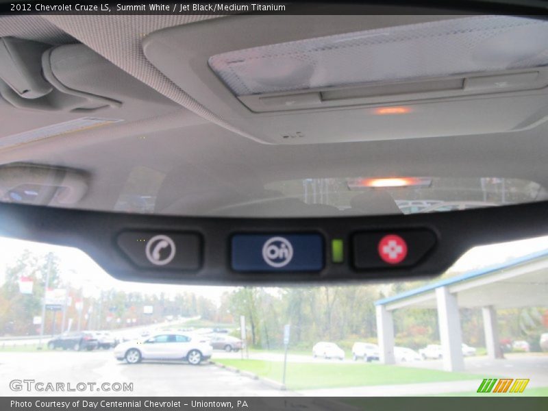 Summit White / Jet Black/Medium Titanium 2012 Chevrolet Cruze LS
