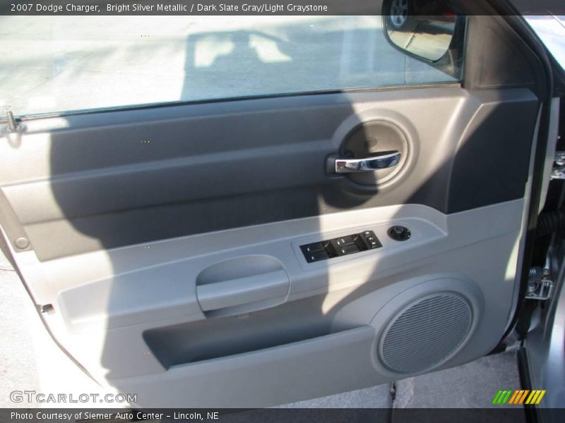 Bright Silver Metallic / Dark Slate Gray/Light Graystone 2007 Dodge Charger