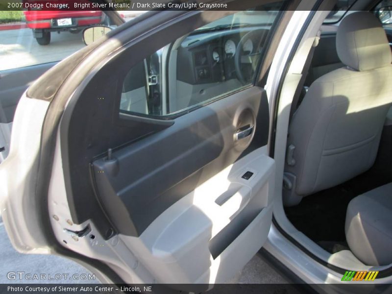 Bright Silver Metallic / Dark Slate Gray/Light Graystone 2007 Dodge Charger