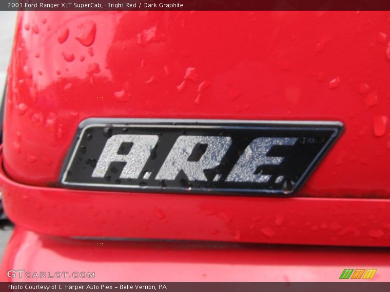 Bright Red / Dark Graphite 2001 Ford Ranger XLT SuperCab